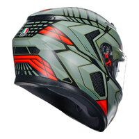 AGV K3 Helmet Decept Matt Black/Green/Red Product thumb image 5