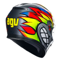 AGV K3 Helmet Birdy 2.0 Grey/Yellow/Red Product thumb image 5