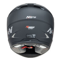 Nitro N2300 UNO Youth Helmet Satin Black Product thumb image 5