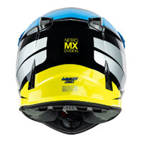 Nitro MX700 Recoil Off Road Helmet Blue/Black/Grey/Fluro Product thumb image 5
