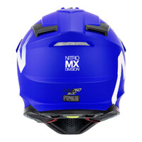 Nitro MX760 Off Road Helmet Satin Blue/White Product thumb image 5