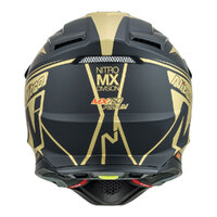 Nitro MX760 Off Road Helmet Satin Black/Gold Product thumb image 5