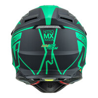 Nitro MX760 Off Road Helmet Satin Black/Teal Product thumb image 5