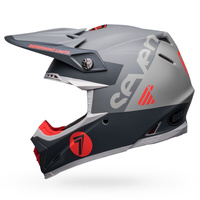 Bell MOTO-9S Flex Helmet Seven Vanguard LE Matt Charcoal/Orange Product thumb image 5