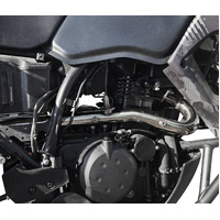 Kawasaki KLR650 F-G-H Adventure 2022-2025 450MM Oval Carbon Exhaust System Product thumb image 5