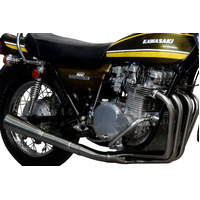Kawasaki Z1 Z1A Z1B Z900A4 72-76 Complete 4-1 System Classic Megaphone 304 Stainless Steel Silencer Product thumb image 5