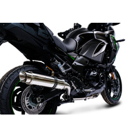Kawasaki Versys 1100 2025 2026 350MM Round Stainless Full Exhaust System Product thumb image 5