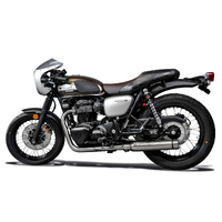 W650 W800 2019-2024 / Complete Systems 410mm Custom Silencers With Bull Nose END 304 Stainless Steel Product thumb image 5