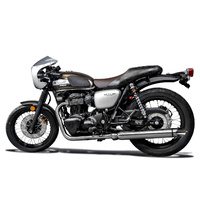 W650 W800 2019-2024 / Complete Systems 550mm Custom Silencers With Slash CUT END 304 Stainless Steel Product thumb image 5