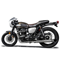 W650 W800 2019-2024 / Complete Systems 550mm Custom Silencers With Turn OUT END 304 Stainless Steel Product thumb image 5