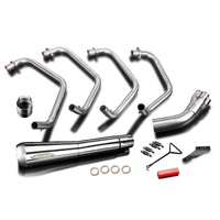 Kawasaki GPZ1100 UNI-TRAK ZX1100A Stainless Reverse Cone Style Exhaust System Product thumb image 5