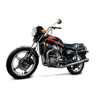 Honda CX500 CX500 Deluxe CX500C Custom 78-81 Stainless Reverse Cone Exhaust Product thumb image 5