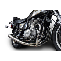Yamaha XS1100 Maxim 78-82 Reverse Cone Stainless Exhaust System Product thumb image 5