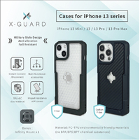 Cube Iphone 13 PRO X-GUARD Case Carbon Fibre + Infinity Mount Product thumb image 5