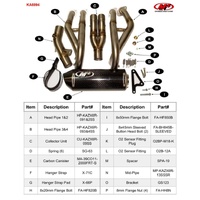 M4 Full System Carbon Street Slayer Canister Kawasaki ZX6R 2009-2024 Product thumb image 5