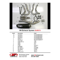 M4 Full System With Carbon Canister GSXR600/750 2008-2010 Product thumb image 5