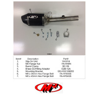 M4 Carbon Street Slayer SLIP-ON Yamaha R3 2015-2024 Product thumb image 5