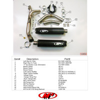M4 Carbon SLIP-ONS W/CAT Eliminator Yamaha R1 2009-2014 Product thumb image 5