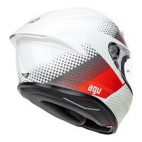 AGV K6 S Helmet SMU Fision White/Red/Light Grey Product thumb image 6