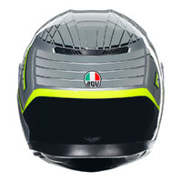 AGV K3 Fortify Helmet Grey/Black/Yellow Fluo Product thumb image 6