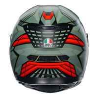 AGV K3 Helmet Decept Matt Black/Green/Red Product thumb image 6