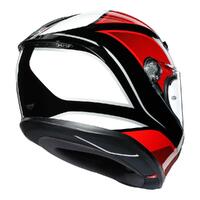 AGV K6 Helmet Hyphen BLK/Red/WHT Product thumb image 6