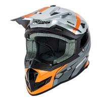 Nitro MX700 Recoil Off Road Helmet Grey/Black/Orange Product thumb image 6