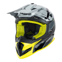 Nitro MX700 Recoil Off Road Helmet Grey/Black/Fluro Product thumb image 6