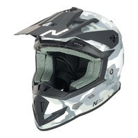 Nitro MX700 Youth Off Road Helmet Matt Camo/White Product thumb image 6