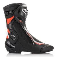 Alpinestars SMX Plus V2 Boots Black/White/Fluro Red Product thumb image 6