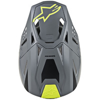 Alpinestars Supertech SM8 Radium Off Road Helmet Matte Black/Fluro Yellow Product thumb image 6