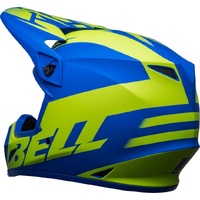 Bell MX-9 Mips Helmet Disrupt Matt Classic Blue/HI-VIZ Yellow Product thumb image 6