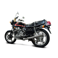 Honda CX500 CX500 Deluxe CX500C Custom 78-81 Megaphone 2 Into 1 Exhaust System Product thumb image 6