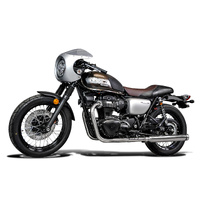 W650 W800 2019-2024 / Complete Systems 550mm Custom Silencers With Bull Nose END 304 Stainless Steel Product thumb image 6