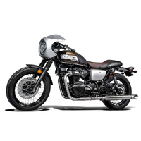 W650 W800 2019-2024 / Complete Systems 550mm Custom Silencers With Turn OUT END 304 Stainless Steel Product thumb image 6