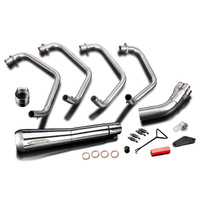 Kawasaki Z1000 Z900 1972-1976 Stainless Reverse Cone Style Exhaust System Product thumb image 6