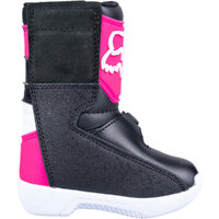 FOX Kids Comp Off Road Boots Black/Pink Product thumb image 6