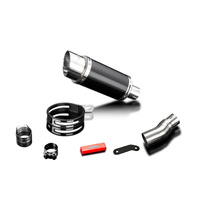 CF Moto 450 MT 2024-2026 200MM Round Carbon Exhaust System Product thumb image 6