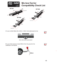 Mo-Tow 1.9M Motocross/ Motorcycle Bike Carrier - MT1900 with Light Kit Product thumb image 6