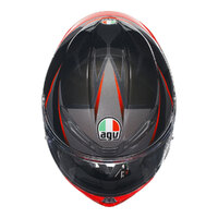 AGV K6 S Helmet Slashcut Black/Red Product thumb image 7