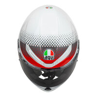 AGV K6 S Helmet SMU Fision White/Red/Light Grey Product thumb image 7