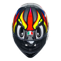 AGV K3 Helmet Birdy 2.0 Grey/Yellow/Red Product thumb image 7