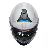 AGV Tourmodular Helmet Frequency Light Grey/Blue Product thumb image 7