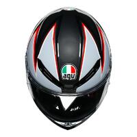 AGV K6 Helmet Flash Matt Black/Grey/Red Product thumb image 7
