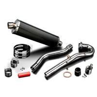 Kawasaki KLR650 F-G-H Adventure 2022-2025 450MM Oval Carbon Exhaust System Product thumb image 7