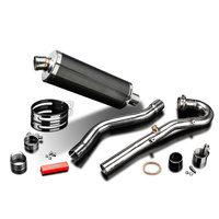 Kawasaki KLR650 F-G-H Adventure 2022-2025 350MM Oval Carbon Exhaust System Product thumb image 7