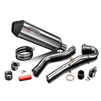 Kawasaki KLR650 F-G-H Adventure 2022-2025 343MM X-OVAL Stainless Exhaust System Product thumb image 7