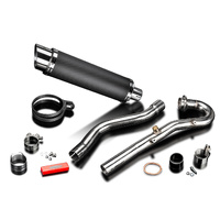 Kawasaki KLR650 F-G-H Adventure 2022-2025 350MM Round Carbonexhaust System Product thumb image 7