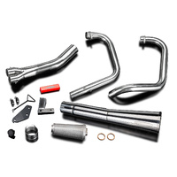 Honda CX500 CX500 Deluxe CX500C Custom 78-81 Megaphone 2 Into 1 Exhaust System Product thumb image 7