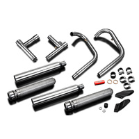 W650 W800 2019-2024 / Complete Systems 550mm Custom Silencers With Bull Nose END 304 Stainless Steel Product thumb image 7